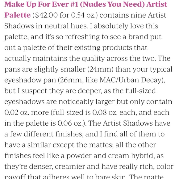 Artist Shadows 1 Nudes You Need Make Up For Ever - Picture 8 of 16